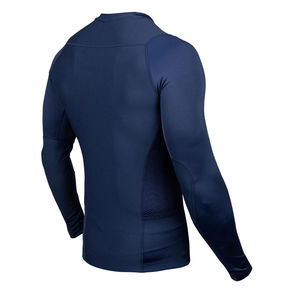 Rashguard MMA unisexe UPF50 respirant, imprimé en sérigraphie, t-shirt de compression, design personnalisé, service OEM, tissu Spandex Nylon - Product Image 2