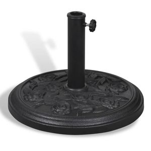 Base ronde de parasol de résine pour des parapluies durables et résistants aux intempéries - Product Image 1