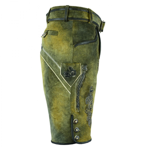 Factory Direct Sale Customizable Logo <b>Lightweight</b> High Quality Men's Bavarian Leather <b>Shorts</b> Casual Wear Bavarian <b>Shorts</b> - Product Image 3