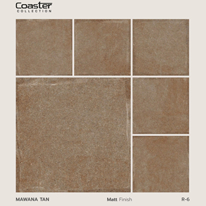 Baldosa de porcelana texturizada de 24x24 desarrollada con un tratamiento de superficie mate tallado para una apariencia de suelo pulido y estable. - Product Image 1