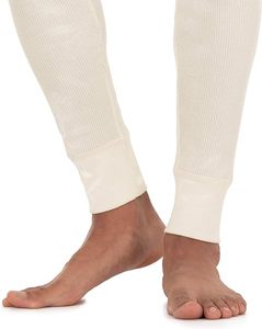 Leggings Negros de Cintura Alta para Hombre, Ajustados, de Punto, de Algodón y Poliéster, Casuales de Invierno, de Color Sólido, Transpirables, Térmicos, de Secado Rápido, Estilo Vintage - Product Image 3