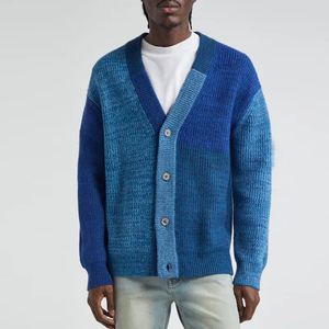 Custom Made Mohair Cashmere High End Soft Knitted New Design Fraternity Wear <b>Cardigan</b> <b>Sweater</b> Applique Embroidery <b>Sweater</b> - Product Image 1