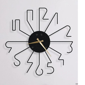 Durable Metal Quartz <b>Digital</b> Wall <b>Clocks</b> with Minimalist Design for Contemporary Office Spaces - Product Image 2