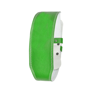 Ceinture de musculation en cuir vert réglable avec soutien lombaire et boucle pour haltérophilie - Product Image 2