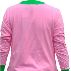 Pull cardigan en maille pour femme, rose et vert, col en V, manches longues, fermeture boutonnée, décontracté, 100% acrylique, toutes saisons - Product Image 2