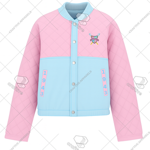 เสื้อแจ็คเก็ตพัฟเฟอร์แบบกำหนดเองของกลุ่มนักเรียนหญิง Gamma Phi Delta คุณภาพสูง ปักลายเสื้อแจ็คเก็ตดาวน์แบบควิลท์สำหรับผู้หญิง - Product Image 1