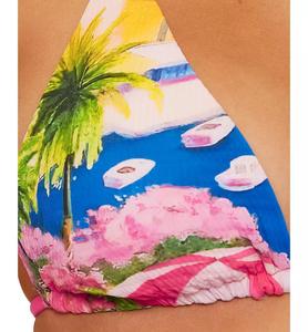 Haut de bikini triangle réversible Positano pour femme | Becca - Product Image 3