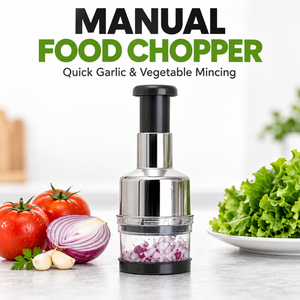 Hachoir manuel à oignon en acier inoxydable, presse-légumes et ail, coupe-légumes, gadget de cuisine en promotion - Product Image 1