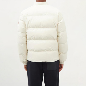 Customt Knitted Woven Breathable Chest Pocket <b>Quilted</b> Padded Bubble Puffer Polyester Filled Jacket - Product Image 5