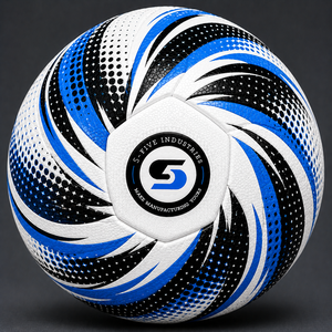 Ballon de football S-Eive Industries blanc, orange, noir, impression numérique, durable, pour l'entraînement - Product Image 5