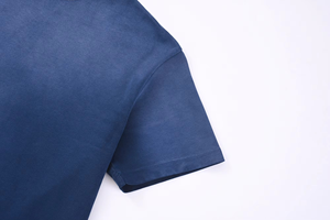 Heavyweight Vintage Acid Plain Knitted T Shirt Custom Blank Drop Shoulder Men White Oversized 100%cotton - Product Image 4