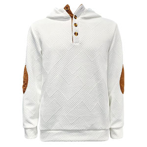 Sweat-shirts à capuche personnalisés pour hommes, style streetwear, patchwork, avec poche, sweat-shirts à capuche personnalisés, coton de qualité supérieure - Product Image 1