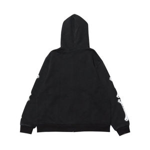 Sweat à capuche entièrement zippé personnalisé avec votre logo, couleur et impression – Fabricant de vêtements streetwear OEM de premier choix – Sweats à capuche classiques zippés unisexes - Product Image 2