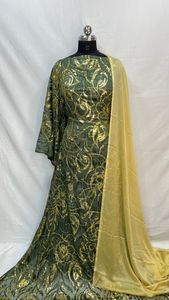 Conjunto Dirac Somalí de Diseño de Lujo y Alta Calidad para Mujer, Ropa Tradicional para Ocasiones Formales, Diseño Floral Bordado, Ecológico - Product Image 2