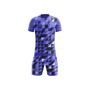 Tenue de sport à manches courtes, uniforme de football de qualité supérieure, maillot de foot sublimé, ensemble uniforme de football 100% polyester - Product Image 3