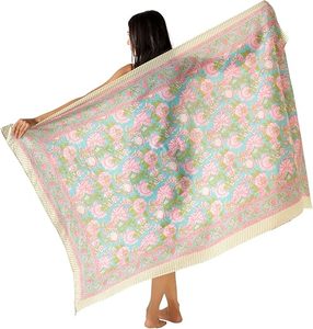 Women Sheer Chiffon <b>Sarong</b> Pareo Beach Cover Up Bikini Swimsuit Wrap Skirt - Product Image 2