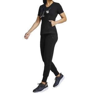 Directo de fábrica hecho médico Scrub Spandex estiramiento uniformes de moda médico enfermería transpirable Scrubs uniformes - Product Image 1
