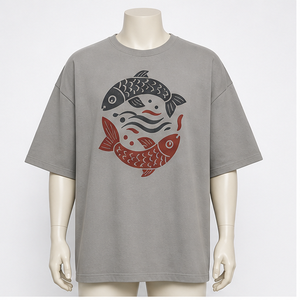 เสื้อยืดผ้าฝ้ายนุ่ม 100% ทรงโอเวอร์ไซส์ พิมพ์ลายดิจิทัล แห้งเร็ว คุณภาพสูง ออกแบบเองได้ รุ่น 24 TSA-SPT-0024 - Product Image 1