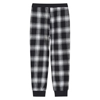 Pijama de franela supersuave de algodón 100%, pantalones transpirables a cuadros para correr, pantalones de salón con bolsillos, ropa de dormir de talla grande para hombre