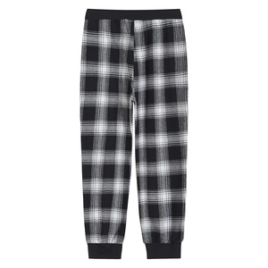 Pijama de franela supersuave de algodón 100%, pantalones transpirables a cuadros para correr, pantalones de salón con bolsillos, ropa de dormir de talla grande para hombre - Product Image 2