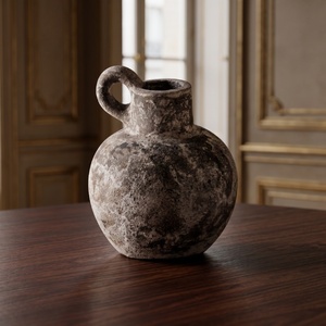 Jarrón de Cerámica Moderno para Mesa, Acabado Mate, Hecho a Mano, Forma Redonda, Decoración para el Hogar, Estilo Bali, para Bodas - Product Image 3