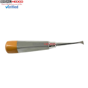 Extraction dentaire Cryer en acier inoxydable allemand, couleur or, à pointe angulaire, manche creux, pour luxation des dents - Product Image 3