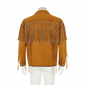 Best Selling Fashion <b>Long</b> Sleeve Cowgirl <b>Leather</b> Fringe Western <b>Jacket</b> For Street Fashion In Wholesale Price - Product Image 2
