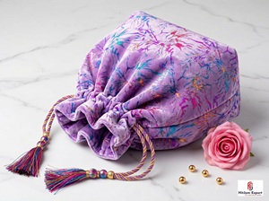 Soft Multicolor Foil Printed Velvet Fabric Premium Garments Dresses Kaftans Fashion Wear Home Textile OEM - Product Image 3