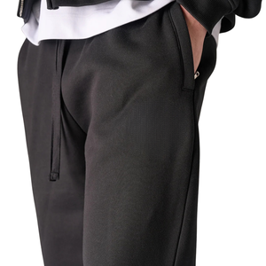 Ensemble de survêtement à capuche pour homme avec logo personnalisé, sweat à capuche et pantalon droit à cordon de serrage, coupe classique, style streetwear décontracté - Product Image 6