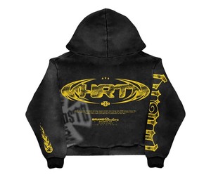 Sudadera con capucha extragrande con cremallera y estampado gráfico personalizado para hombre, 100% algodón, con bordado, estampado de leopardo, estilo urbano TAHAD, Colección 2026 - Product Image 4