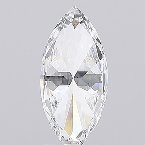 Diamant synthétique de laboratoire fantaisie de 5 carats, taille marquise, couleur D, pureté VVS2, en vrac, vente en gros - Product Image 3