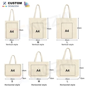 Simple Canvas <b>Tote</b> <b>Bags</b> For Students And Workers <b>With</b> Practical Design And Easy Carry Features - Product Image 3