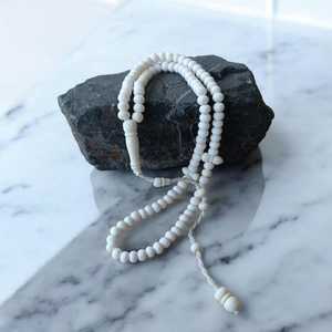 Collier victorien en os de buffle, agate authentique, fait main, éco-responsable, thème religieux, forme ovale, pour artisanat domestique - Product Image 2