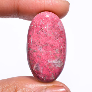 FAIJAN GEMS - Cabujón de Petalita Rosa Natural, Suministros para la Fabricación de Joyas, Certificado por Terceros, Tamaño Personalizable, Rajasthan - Product Image 2