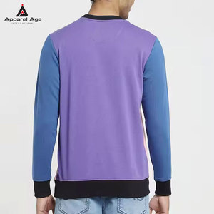 Sudaderas para Hombre de Talla Grande con Contraste de Color, Sudaderas Básicas con Cuello Redondo, Ropa para Hombre - Product Image 2