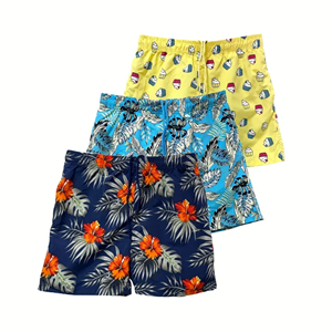 Top Class Drawstring <b>Men</b> Swim <b>Trunks</b> With Mesh Printed Board Shorts <b>Men</b> Swimwear Swim Shorts For Summer Beach Shorts - Product Image 1