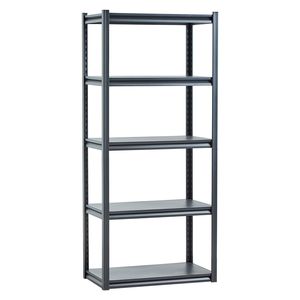 Scaffali Metallici Regolabili a 5 Ripiani con Capacità di 900 kg, 46 cm P x 81 cm L x 183 cm H, Scaffalatura per Garage e Stoccaggio Utensili - Product Image 5