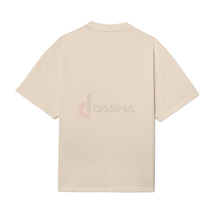 T-shirt Homme Oversize en Coton Lourd 240 GSM avec Logo Frontal Anti-boulochage Manches Courtes Streetwear Haute Qualité Vente en Gros OEM - Product Image 2