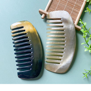 Peine de Cuerno de Búfalo Hecho a Mano, Ecológico, de Excelente Calidad, con Dientes Finos, para Peinar el Cabello, para Uso Diario en Casa y Salón - Product Image 6