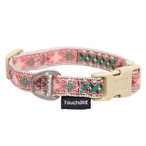 Collier pour animaux de compagnie brodé et cousu avec motif de menuiserie, résistant, avec laisse - Product Image 4