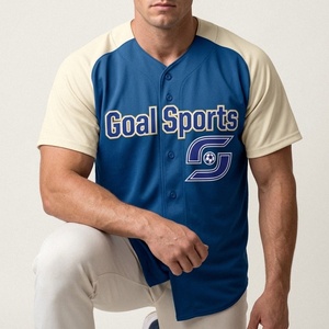 Camiseta de Béisbol de Manga Larga con Bordado 3D, Uniforme de Equipo Personalizado al por Mayor, Poliéster Transpirable - Product Image 1