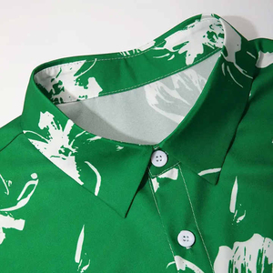 Ensemble T-shirt et Short Décontracté Homme Nouvelle Collection Été – Motif Uni ou Carreaux, Grande Taille, Manches Courtes, Survêtement 2 Pièces pour Homme - Product Image 3