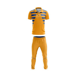 Ensemble d'uniformes de cricket personnalisés, maillot et pantalon en polyester respirant, léger et confortable, vêtements de sport d'équipe - Product Image 2