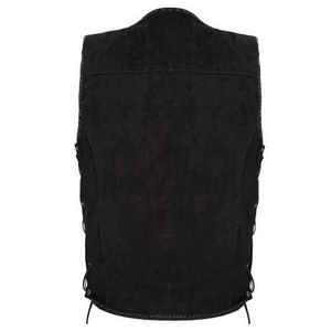 Chaleco de Seguridad para Motociclismo de Cuero Genuino de Alta Calidad, Resistente al Viento, Tallas Grandes, para Hombre, Hecho a Medida 2026 - Product Image 2