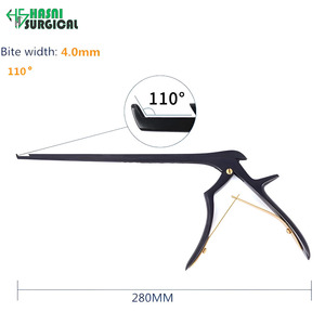 Pinza Kerrison de Acero Inoxidable, Manual, Negra, 110 Grados, Ancho de Mordida 2.0 mm, Certificación CE, Instrumento de Cirugía General y Ortopedia - Product Image 3