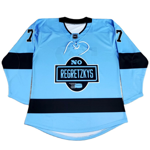 Jersey de Hockey sobre Hielo Personalizado para Hombre, Fabricado en Fábrica, Color Personalizado, 100% Poliéster, 280g de Peso de Tela, Transpirable y de Secado Rápido - Product Image 3