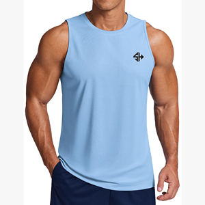 Brand Bodybuilding Clothing Gym Tank Top Men's Fitness Sleeveless Shirt Male Summer Mesh Undershirt Sports Singlet Workout Vest - Product Image 1
