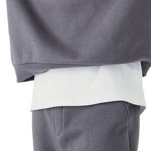 Survêtements de course en coton vierge évasé pour hommes avec logo personnalisé costumes de jogging ensemble sweat à capuche et joggings pour hommes survêtements 2026 - Product Image 3