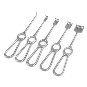 Ensemble de rétracteurs chirurgicaux Volkmann de 5 pièces – Embouts mous n° 1 à 6 – Rétracteurs en acier inoxydable de qualité supérieure pour usage médical et chirurgical - Product Image 1