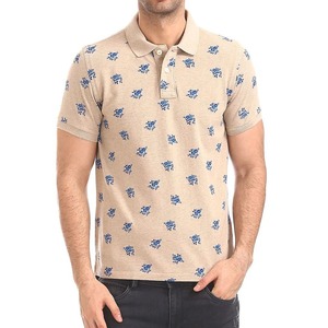 Chemise de golf personnalisée pour homme, imprimée numériquement à motifs floraux, respirante, à manches courtes, en coton, pour tenue décontractée et sportive, vente en gros OEM - Product Image 5